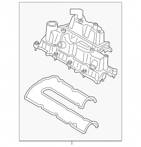 Крышка клапанная Ford Escape 17-19 1.5T