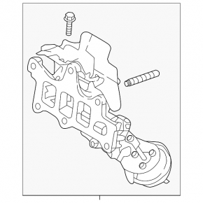 Коллектор выпускной Mazda CX-9 16-23