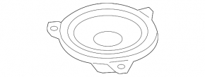 Динамик задней полки правый Audi A6 C8 19-25 Bang and Olufsen High-End