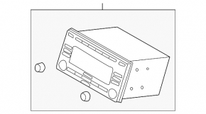Головное устройство Subaru Forester 08-13 SH