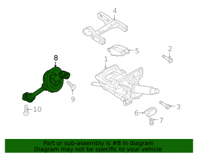 Рулевой карданчик Audi A4 B8 08-16