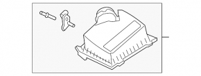Корпус воздушного фильтра Ford Fusion mk5 13-14 1.6T