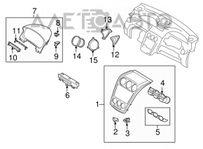 Воздуховод правый Mazda CX-7 06-09