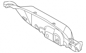 Обшивка крышки багажника Ford Focus mk3 15-18 рест 4d, черн