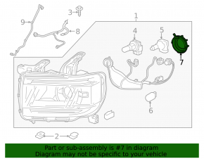Крышка лампы правая Chevrolet Equinox 10-17