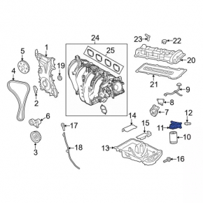 Корпус масляного фильтра Ford C-max MK2 13-18