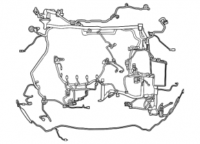Проводка подкапотная с блоком предохранителей Ford Focus mk3 11-13