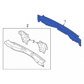Panoul din spate Ford C-max MK2 13-18 partea exterioară