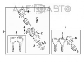 Датчик угла поворота руля Mazda CX-7 06-11