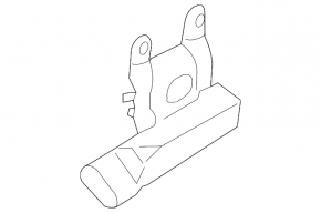 Клык нижнего усилителя переднего бампера правый BMW 4 F32/33/36 14-20 M Pack