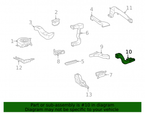 Воздуховод батареи Lexus GS450h 07-11 №6