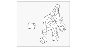 Цапфа задняя правая Subaru Impreza WRX GH 09-11 2.5T