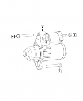 Starter Jeep Compass 20-22 2.4