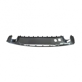 Накладка заднего бампера нижняя Jeep Cherokee KL 14-18 под 2 трубы, структура, Trailhawk