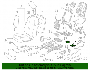 Заглушка салазки водительского сиденья задняя левая Lexus RX350 RX450h 16-22 черная