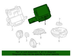 Головное устройство Chevrolet Trax 19-20