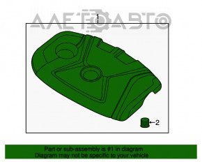 Накладка двигателя Kia Forte 4d 14-16 дорест 1.8