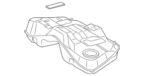 Топливный бак Lexus IS250 IS350 06-13