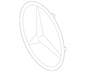 Эмблема решетки радиатора grill Mercedes A-class V177 19-22