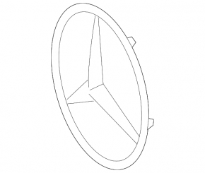 Эмблема решетки радиатора grill Mercedes A-class V177 19-22