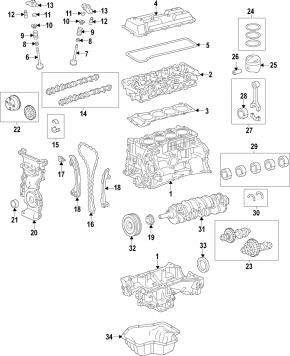 Полуподдон масляный 2AR-FXE Lexus ES300h 13-18