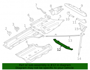 Защита резонатора BMW X3 G01 18-24