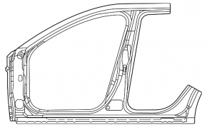 Стойка кузова центральная левая Mazda CX-50 23-26