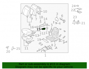Управление сидением пассажира Lexus IS250 IS300 IS350 06-08