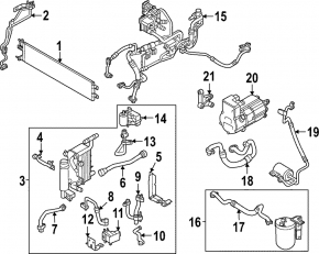 Radiator condensator aer condiționat Kia EV6 22-26