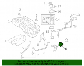 Releul pompei de combustibil Ford Ecosport 18-22