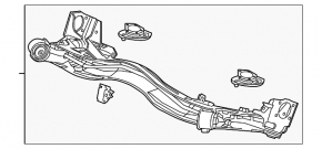 Балка задняя Honda HR-V 16-22 AWD