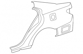 Aripa spate stânga Lexus ES350 07-12