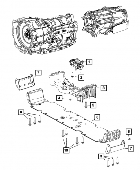 Transmisie automată cu bară transversală Jeep Grand Cherokee WL 22-26 PHEV AWD