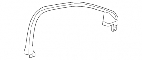 Рамка двери передней левой внутренняя Chevrolet Equinox 18-24