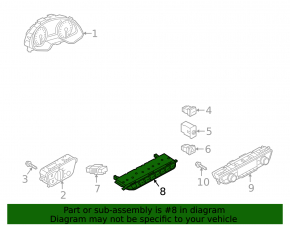 Bloc butoane bord Audi A5 F5 18-25