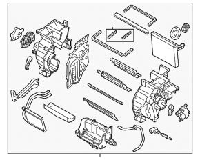 Печка в сборе Hyundai Elantra UD 11-13 auto