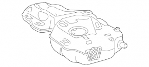 Топливный бак Mercedes A-class V177 19-22 M260