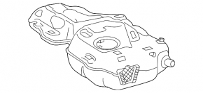 Топливный бак Mercedes A-class V177 19-22 M260