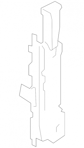 Накладка радиатора правая BMW 3 G20 19-26 пластик