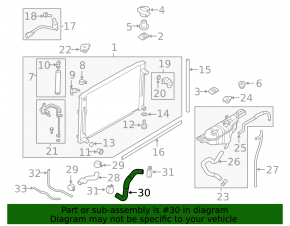 Патрубок охлаждения нижний Infiniti G25 G35 G37 4d 06-14