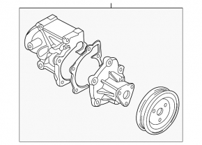 Помпа водяная Hyundai Santa FE Sport 13-16 2.4