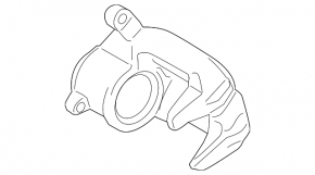 Суппорт задний левый BMW 6 F06 F12 12-18
