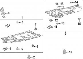 Protecție inferioară spate dreapta Toyota Rav4 19-25 2.5