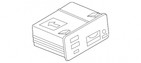 Audio Auxiliary USB SD Card Port Hub Mazda 3 14-18 BM