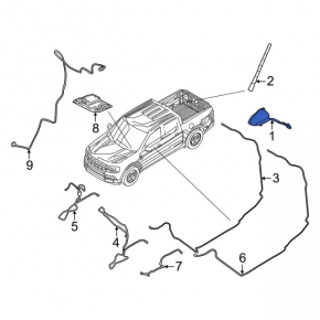 Антенна гнездо Ford Bronco Sport 21-26 под спутниковое радио