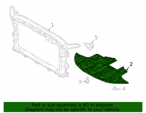 Защита двигателя Hyundai Elantra AD 17-20 1.6T sport