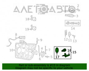 Ключ Dodge Durango 11-13 keyless на 4 кнопки, автозапуск