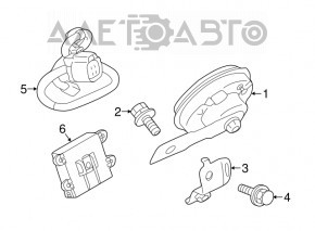 Ignition immobilizer module Mitsubishi Outlander Sport ASX 10-23