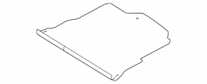 Пол багажника Ford Fiesta 11-19 4d