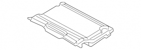 Крышка корпуса АКБ задняя Ford Focus mk3 11-18 2.0